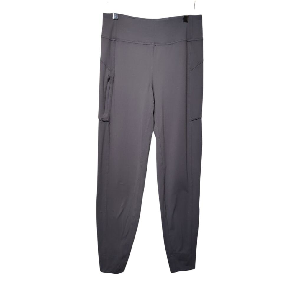 Lululemon Womens Sz 6 Run On Jogger Dark Carbon Grey Pull On Elastic Waist Pants